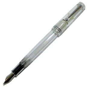 Caneta Tinteiro Click Aristocrat Flex Chrome Transparente