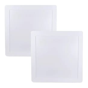 Kit 2 Luminária Plafon Led Quadrado Embutir 24W 3000K - Noll