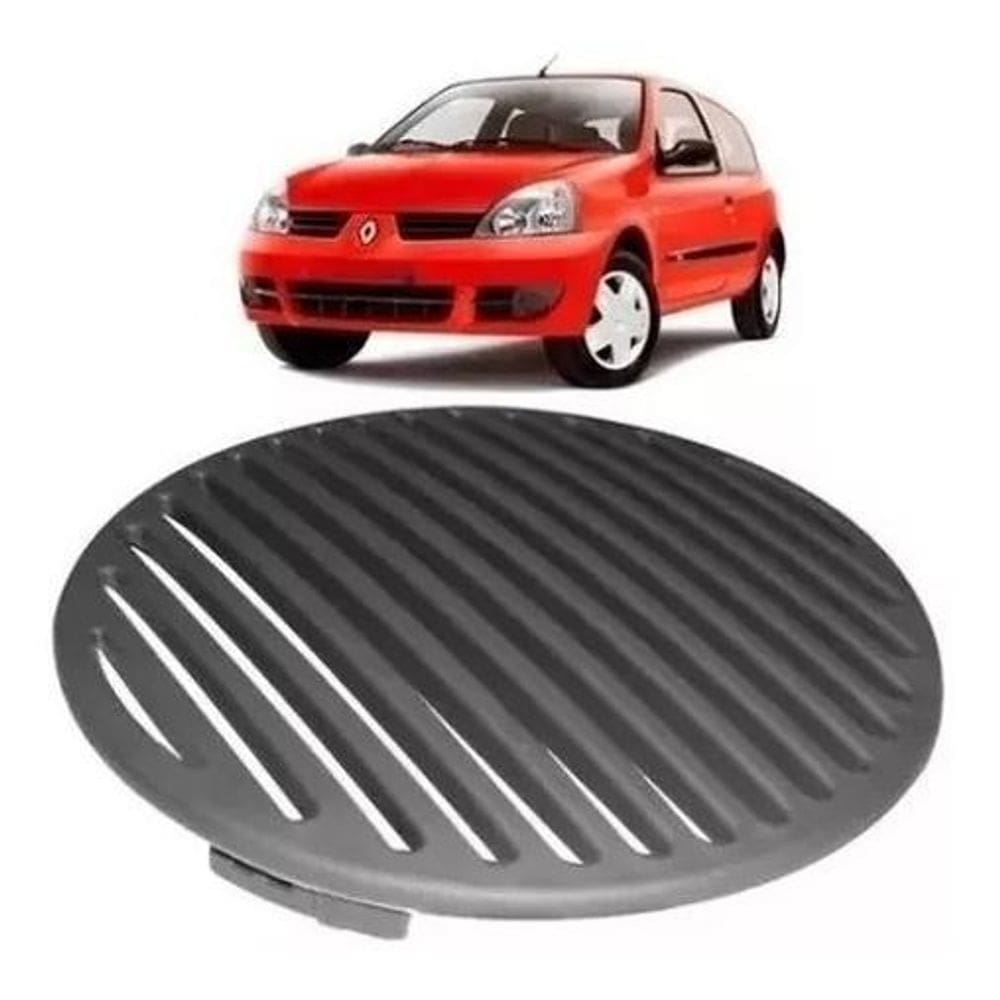 Tela Alto-Falante Porta Dianteira - Clio 00/02 - Cinza Claro