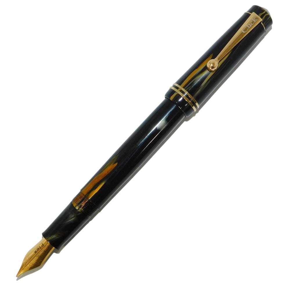 Caneta Tinteiro Click Aristocrat Marble Flex Preta