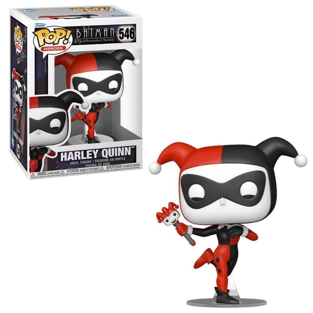 Boneco Funko Pop Dc Comics Batman A Série Animada Arlequina