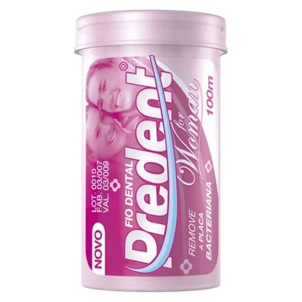 Fio Dental Encerado Woman Menta 100 Metros Predent