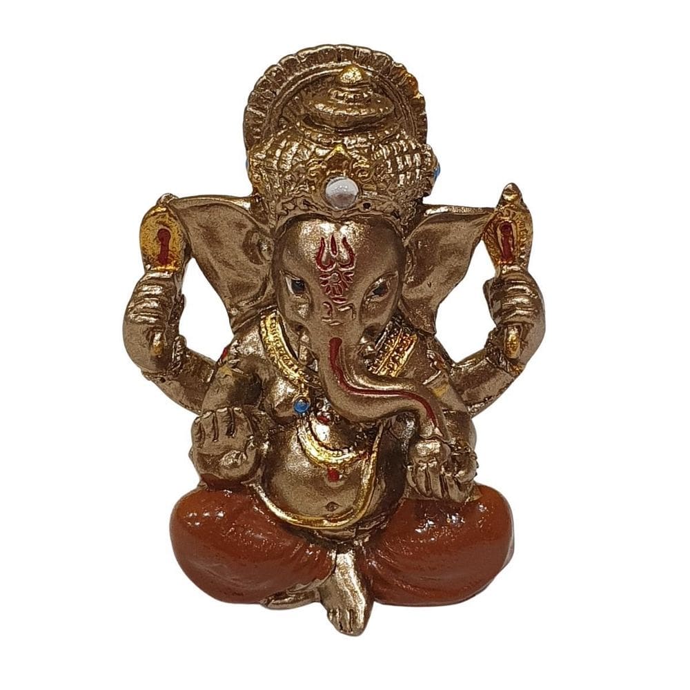Mini Ganesha De Resina Telha 5Cm