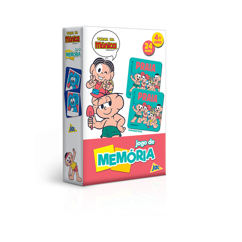 Turma da Mônica – Jogo de Memória - Jak- 3099