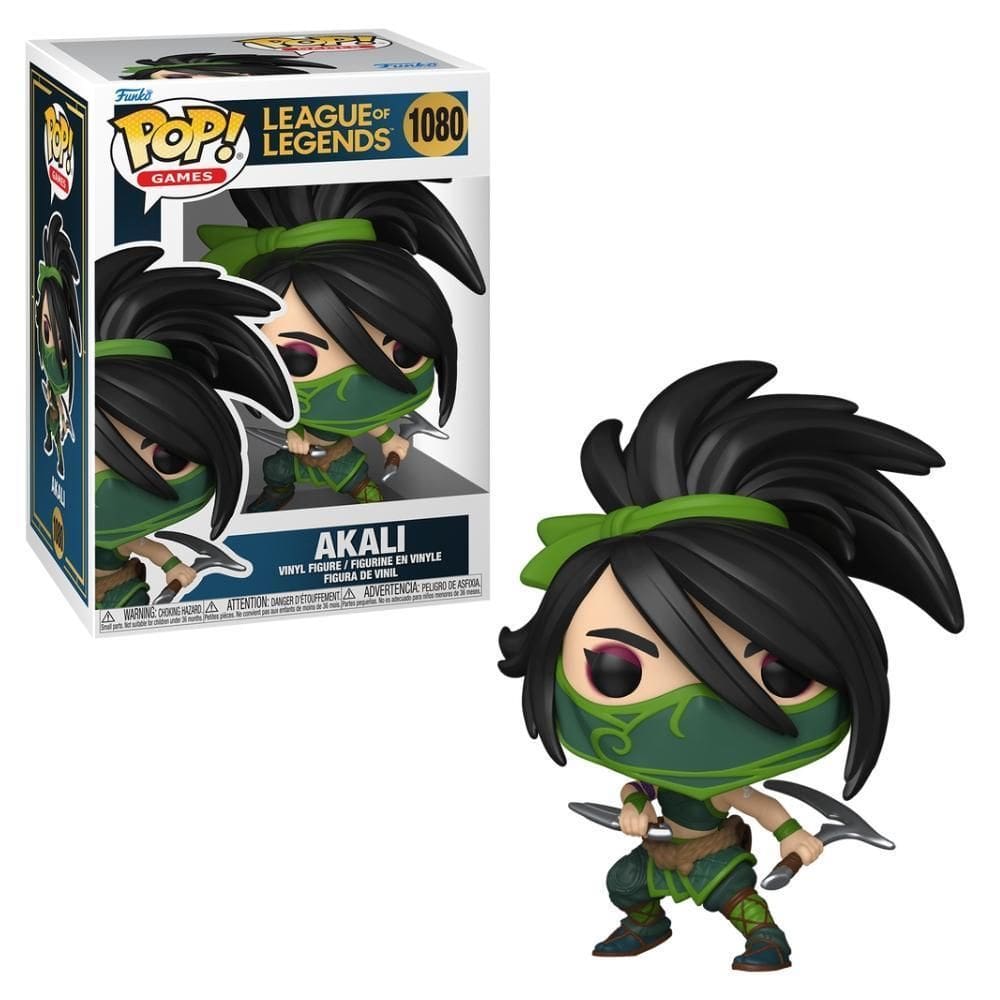 Boneco Funko Pop League Of Legends - Akali