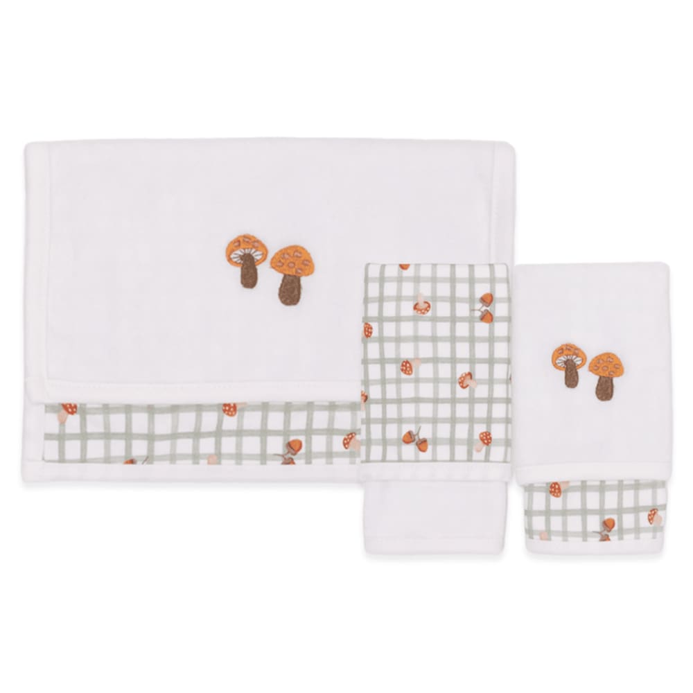 Kit de 2 Toalhas de Boca - Coleção Amigos da Floresta - Mini & Co