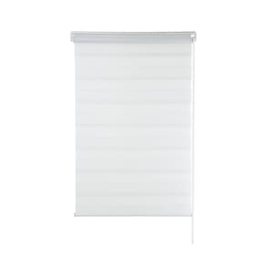 Persiana Zebra Rolo Dupla 120X160 Branca