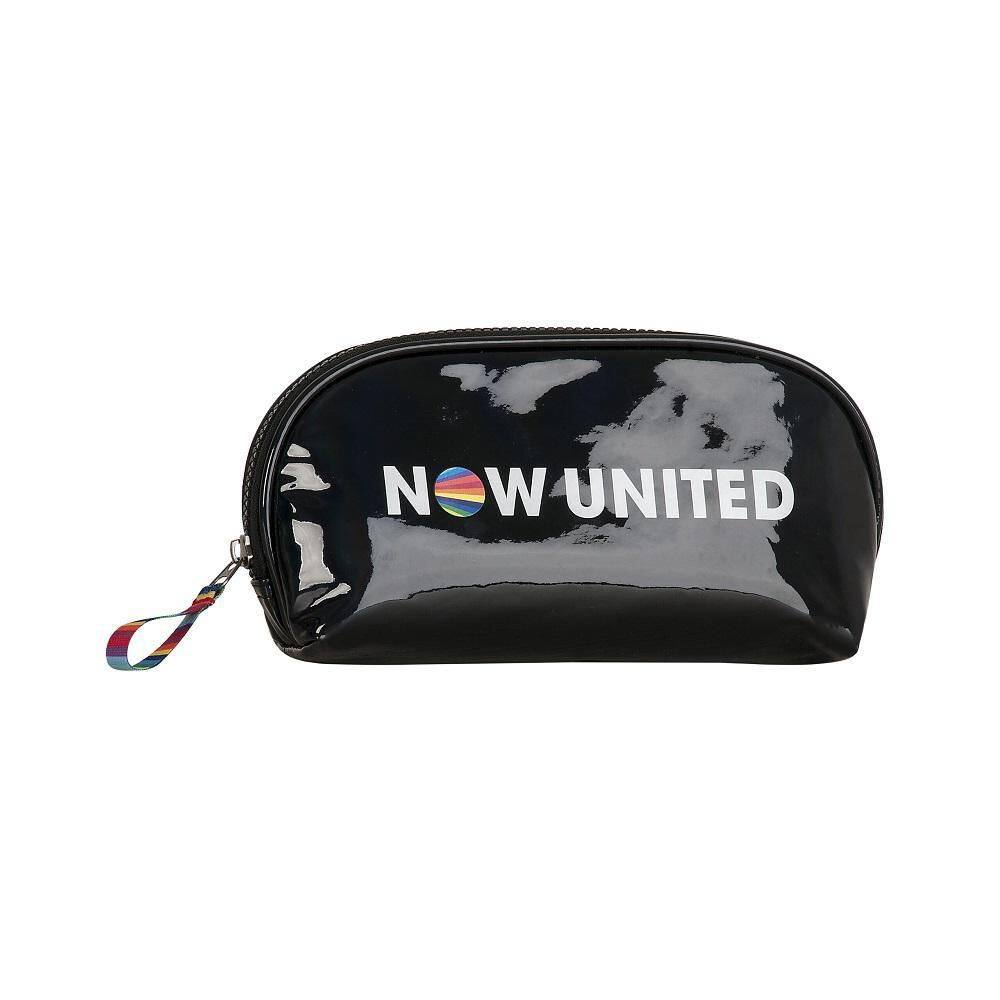 Necessaire Now United Preta NU3277 Holográfica 16.5x21.5x1cm