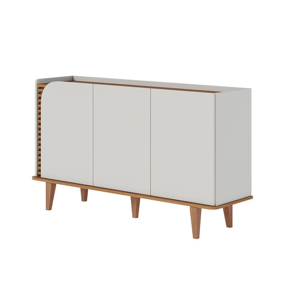 Aparador Buffet Sala de Jantar 3 Portas Ewa 136cm C04 - D`Rossi