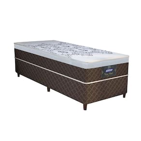 Colchão Box Solteiro Molas Ensacadas Espuma D28 Gazin New York 88x188x53cm Marrom/Branco