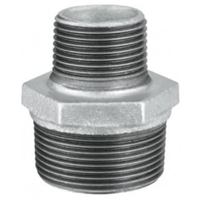 Niple Duplo Ferro Galvanizado Com Redutor 2" X 1" Tupy 1239045