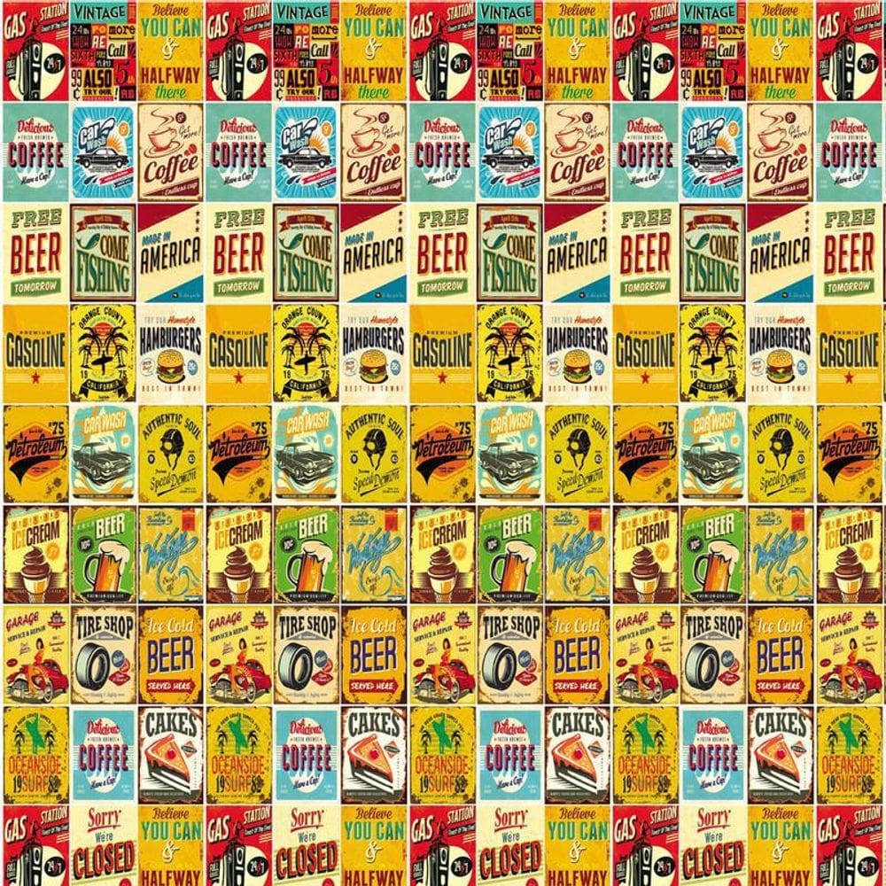 Papel Parede Propagandas Famosas Retrato Autocolante Lavável