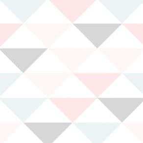 Papel Parede Triangulo Geométrico 5 Cores Autocolante Sala