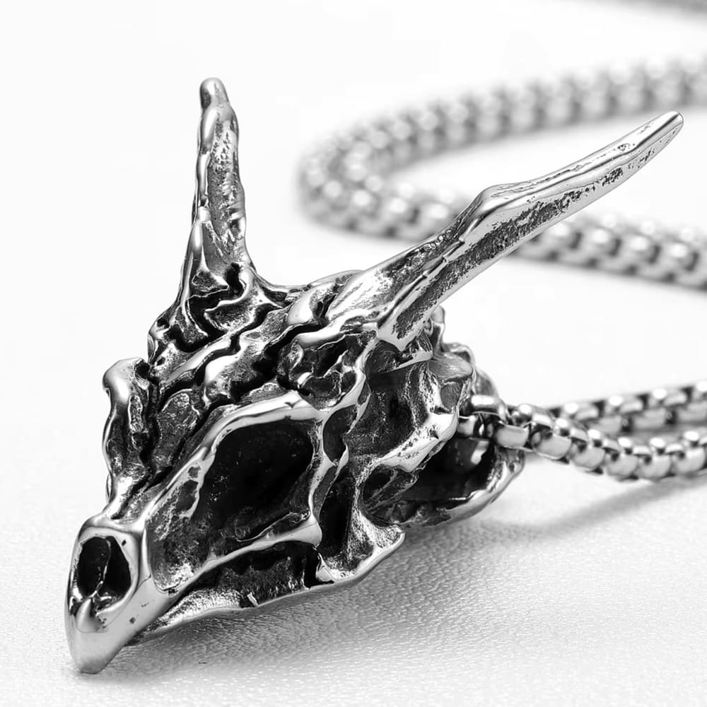 Corrente Cordão Masculino Dragão Asgard Aço Inoxidável Luxo