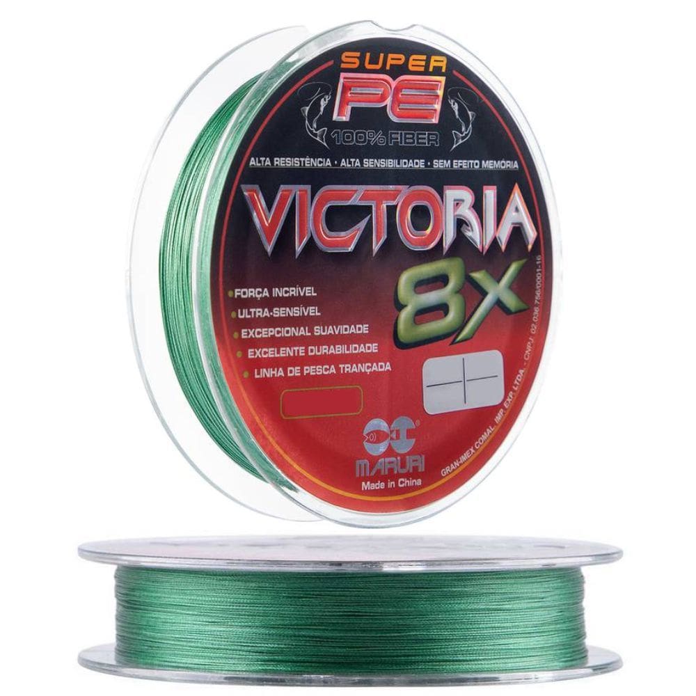 Linha Multifilamento Maruri Victoria 8x 0,18mm 22lbs 150m Verde