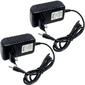 Kit 8 Carregador Fonte De Tablet Pino Fino 2,5x0,7mm Bivolt