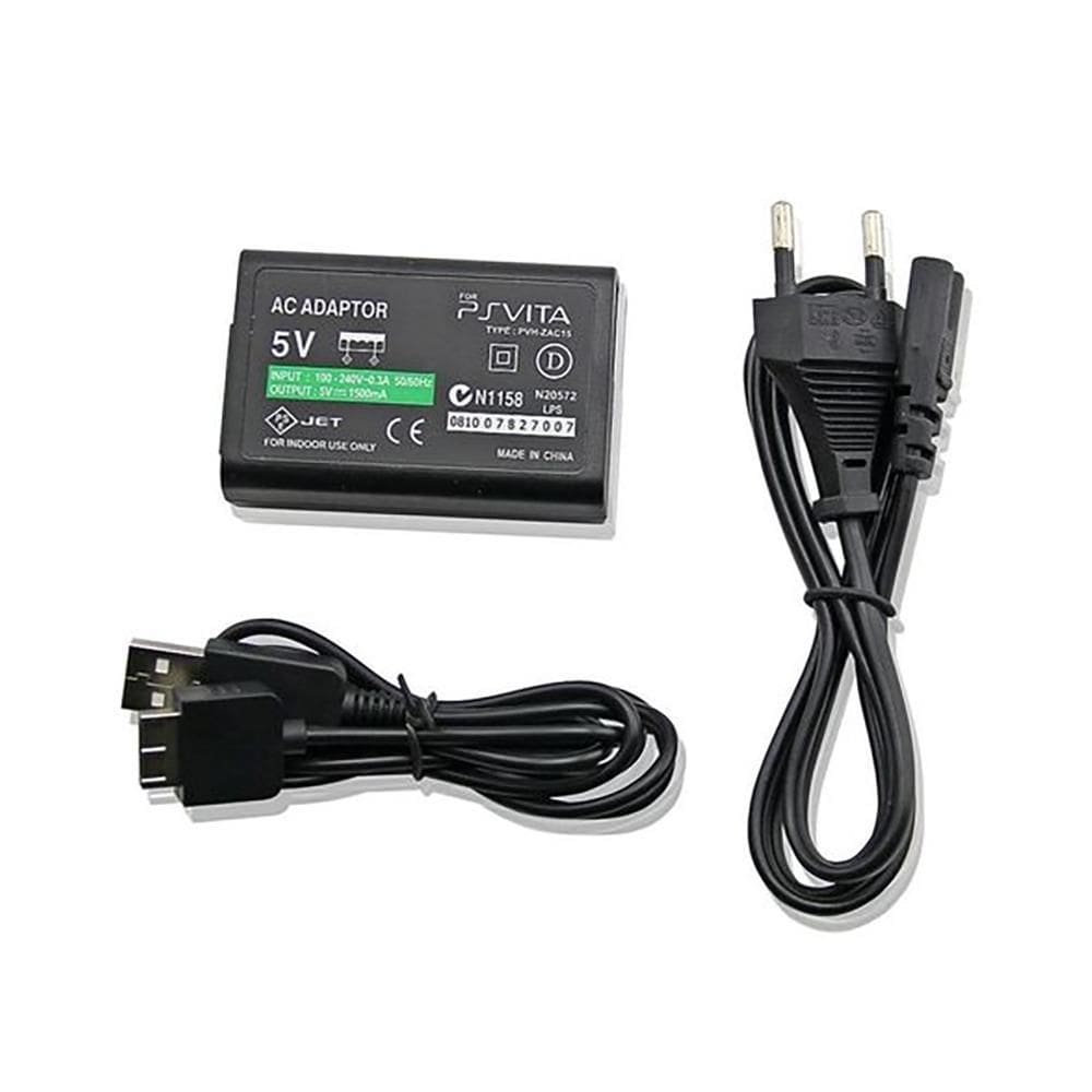 Carregador Bivolt Compatível Ps Vita Fat 1000 Fonte Cabo Usb