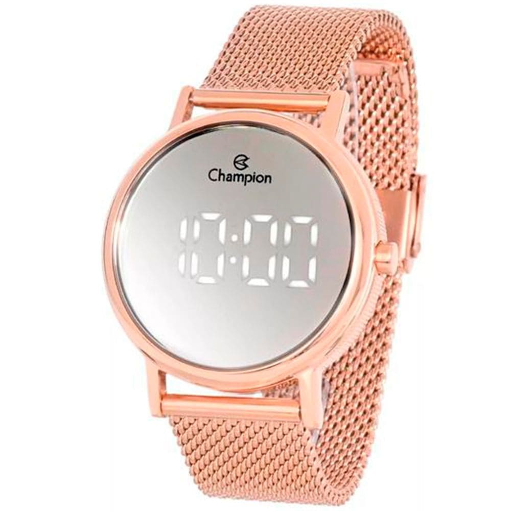 Relógio CHAMPION feminino digital rosê CH40179X
