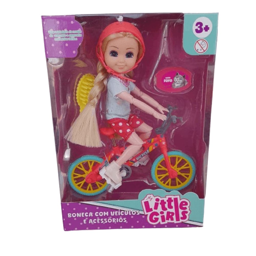 Boneca My Little Girls - Ciclista HONGYAO