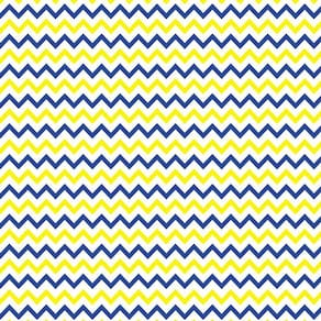 Papel De Parede Azul Escuro Amarelo Branco Chevron Adesivo