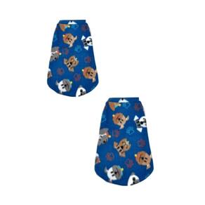 Kit 2 Roupinhas Estampadas em Soft Azul Tamanhos G e GG