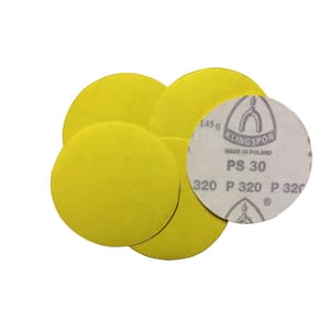 Disco De Lixa 5 Pol 125Mm C/ Pluma Sem Furo Kit 100 Pçs