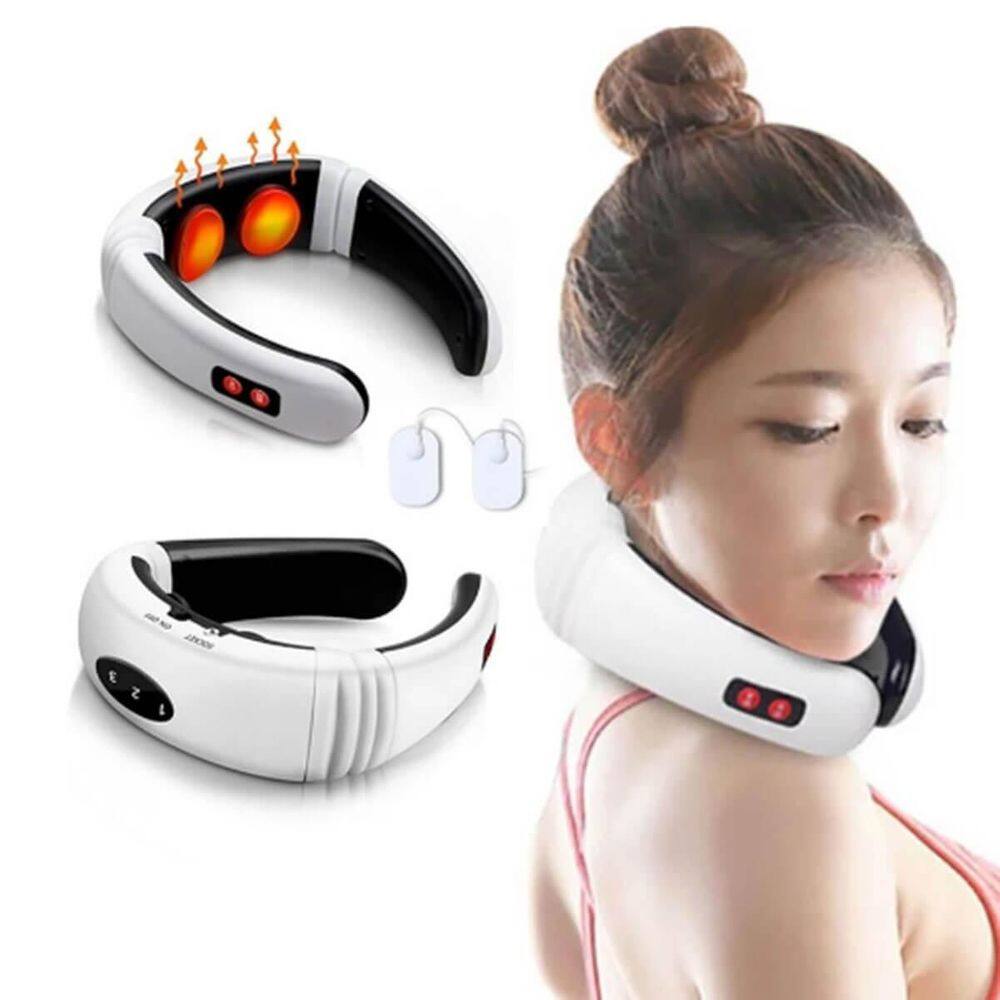 Massageador De Pescoço Com Eletrodos Para Tratamento Da Dor