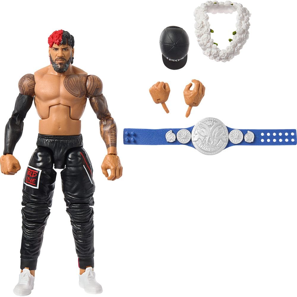 Boneco de ação Mattel WWE Jimmy Uso Top Picks Elite Collection