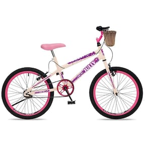 Bicicleta Colli Jully Aro 20 Freio V-Braek com Cesto