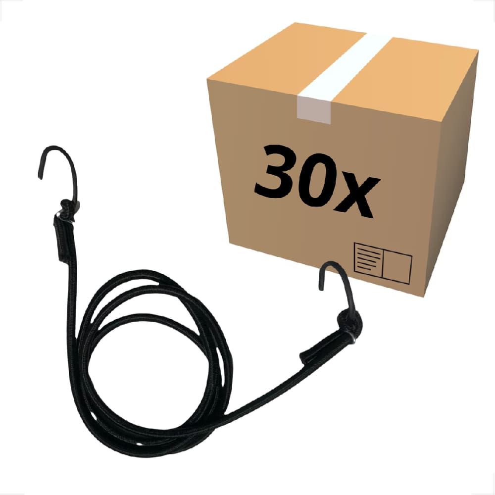 30 Unidades Elástico Bagageiro Extensor Gancho 1,5 metros Kit Resistente Forte bike Moto Ponta Ferro
