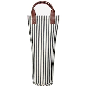 Sacola Térmica Isolada para Garrafa de Vinho Tirrinia, Ideal para Viagens e Piqueniques, Presente Perfeito para Amantes de Vinho, Listras