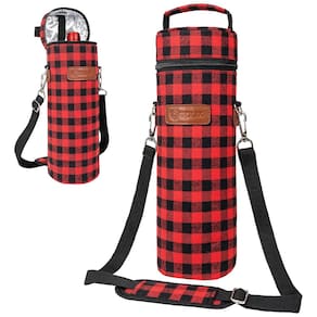 Bolsa de Vinho OPUX para 1 Garrafa, Térmica e Isolada, com Alça de Ombro - Presente Perfeito para Mulheres e Homens Amantes de Vinho!
