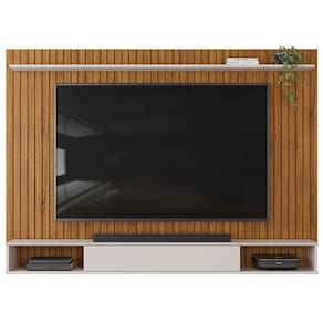 Painel Suspenso Tv 70 Pol 193 cm Rio Freijo Off White DJ Moveis