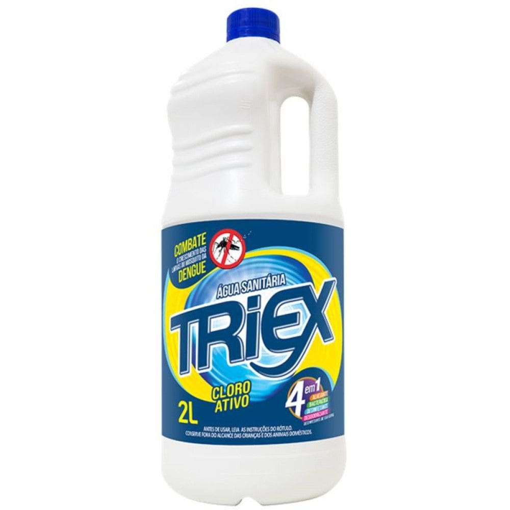Kit com 3 Água Sanitária Branca 2L Triex