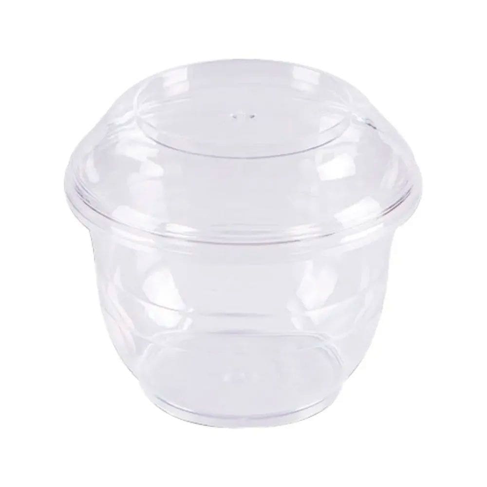 Pote Mix 180ml com Tampa Freezer/Microondas c/10 - Prafesta