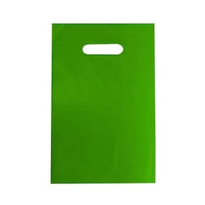 Sacola Boca Vazada PEBD Verde 35x45x0,12 c/50 - Marqplas