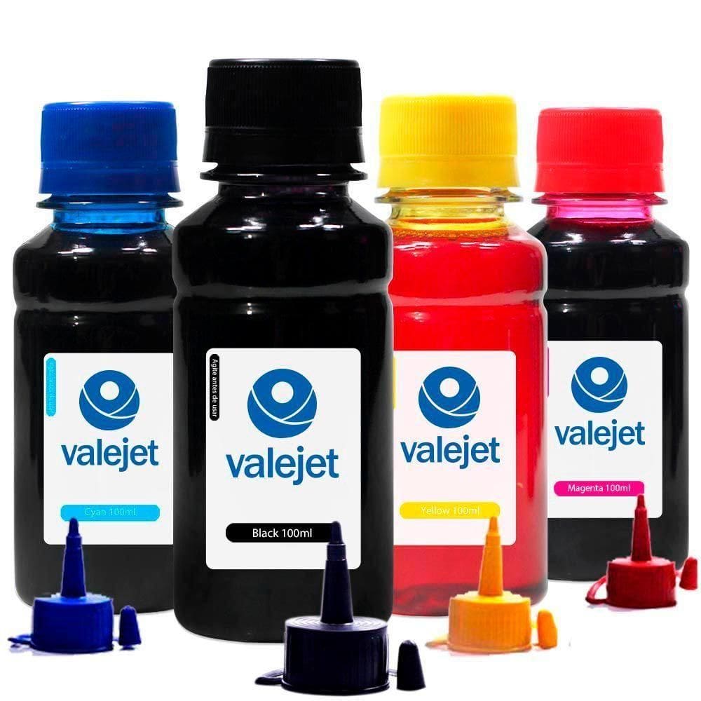 Kit 400ml Tinta Compatível L395 L3110 L3150 Valejet