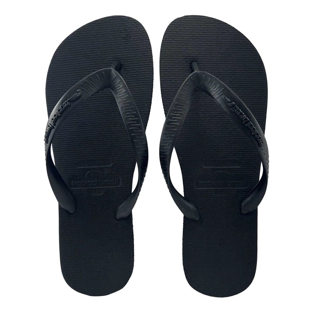 Chinelo Tropical Brasil Unissex Bicolor Preto 43/44