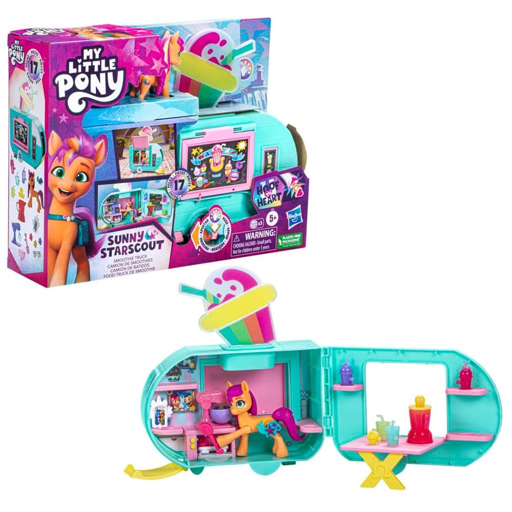 Caminhão de smoothie Playset My Little Pony Sunny Starscout com mais de 5 anos