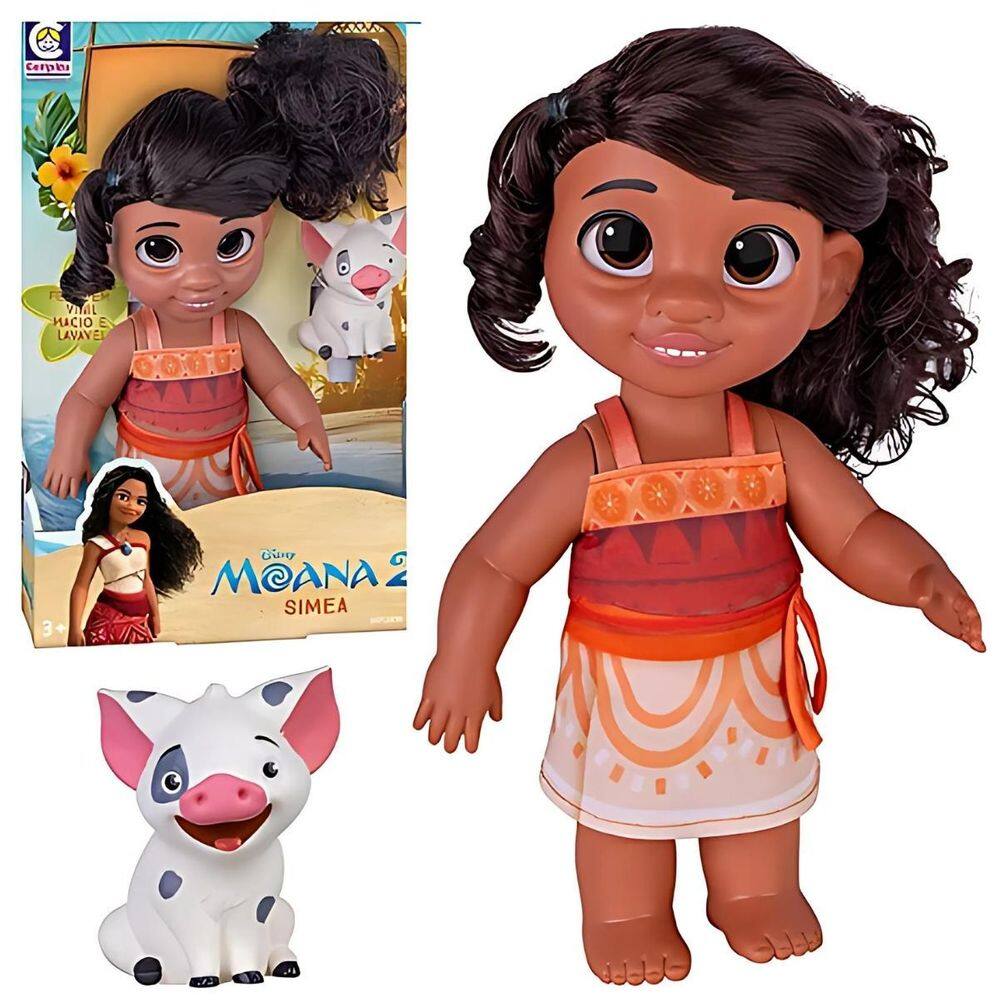 Boneca Pequena Irmã Simea E Pua Moana 2 Disney 2876 Cotiplas