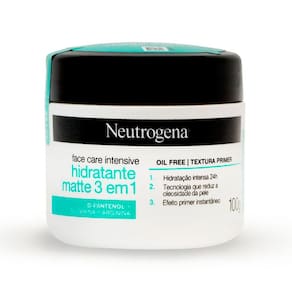 Creme Neutrogena Face Care Intensive Hidratante Matte 3 em 1 100g