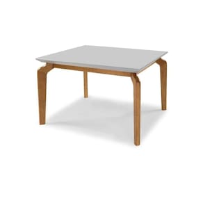 Mesa De Jantar Quadrada Prince Tampo De Vidro 1,50x1,50