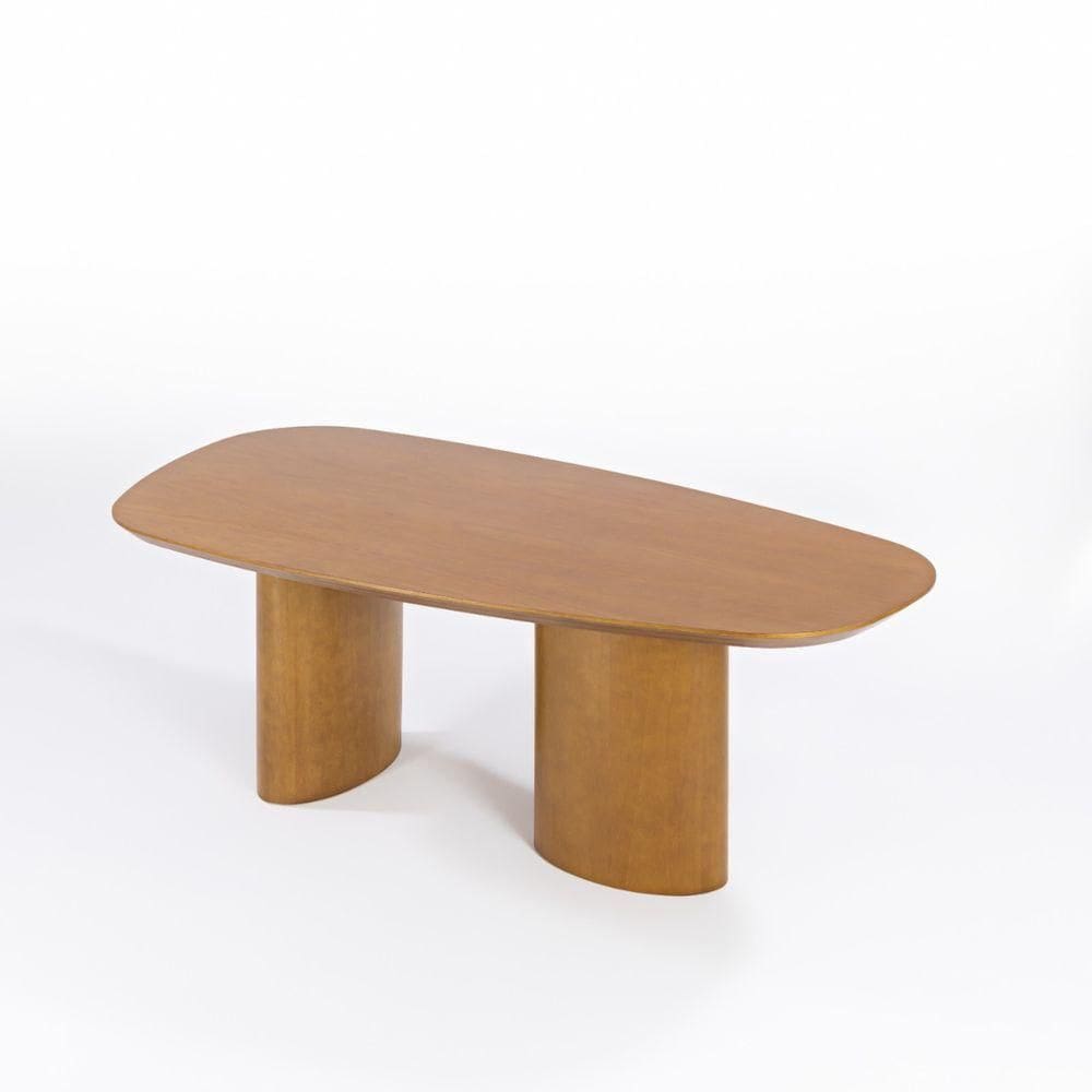 Mesa De Jantar Esmeralda Tampo Madeira Tauari 1,80x1,00