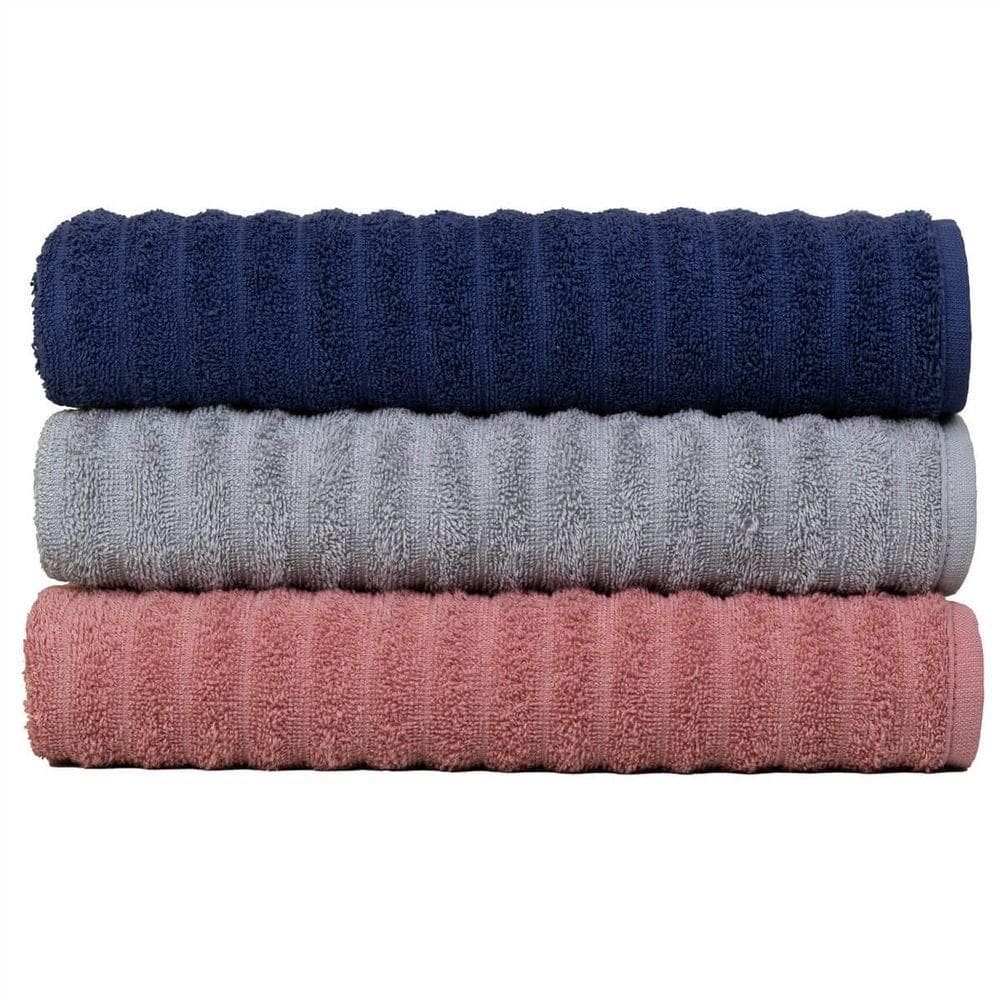 Kit Com 3 Toalhas Banhão Fio Penteado Extra Macia - Soft