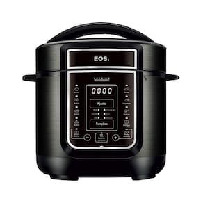 Panela de Pressão Elétrica 5 Litros EOS Multicooker Digital Inox Preto EPP50DP 110V