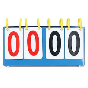 Placar Marcador De Pontos Contador Para Esportes Jogos Futebol Futsal Suporte Em Metal De Mesa Portatil