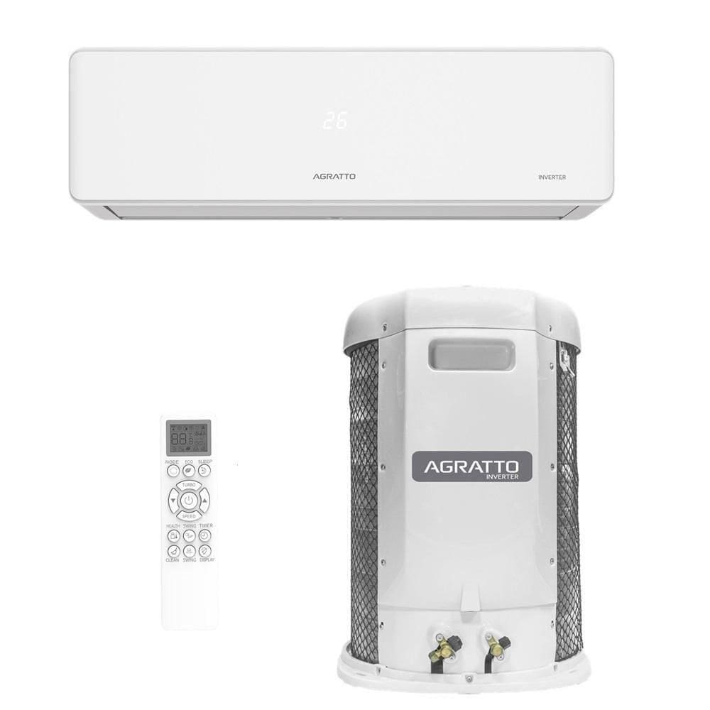 Ar Condicionado Split Agratto Hi Wall Fit Top Inverter 24.000 Btu/h Frio Monofásico Branco FICST24F-02 220V