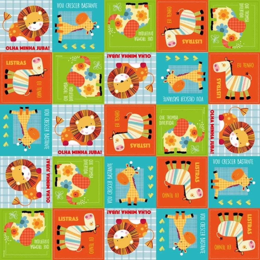 Saco de Presente Perolado 30x44 Zoolandia - Cromus
