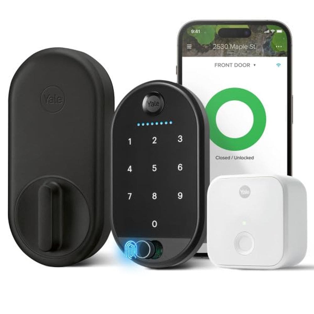 Bloqueio Smart Lock Yale Approach™ com Wi-Fi + teclado sensível ao toque