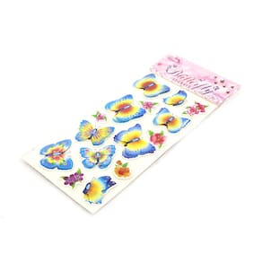 Adesivo de Papel Borboletas 3D